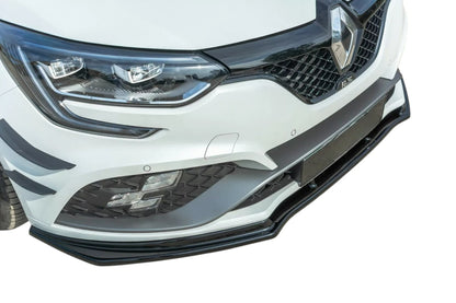 ✨Splitter V1 design nero lucido per Renault Megane Mk4 Rs 18-20 ✨