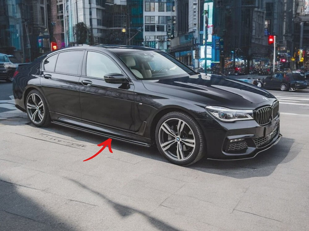 ✨MINIGONNE laterali nero lucido ABS per BMW confezione da 7 M G11 2015-2018✨