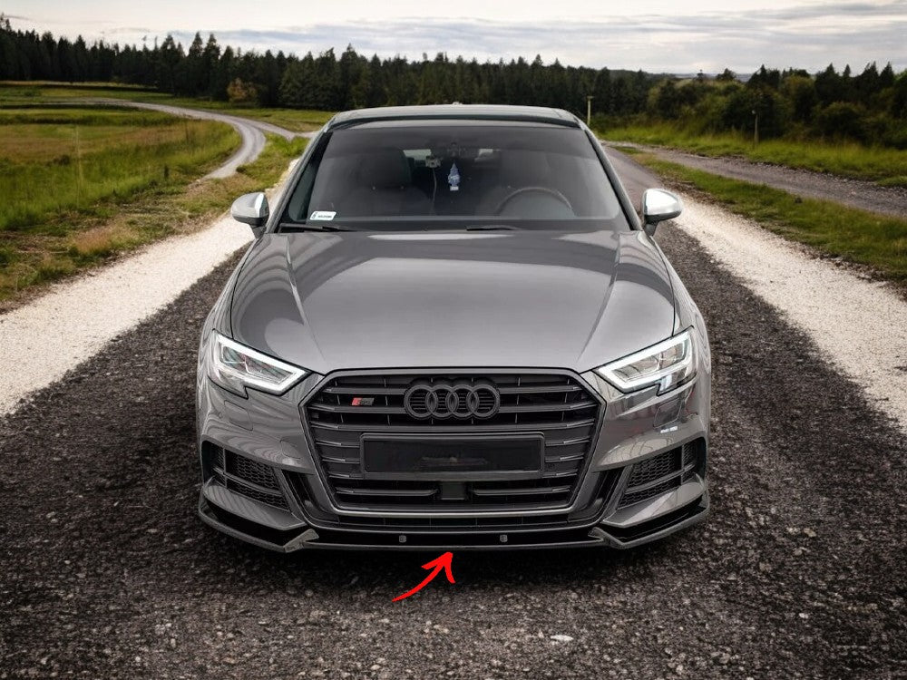 ✨Splitter V1 Design Lucido ADATTO PER Audi S3 Sportback 8V Facelift✨
