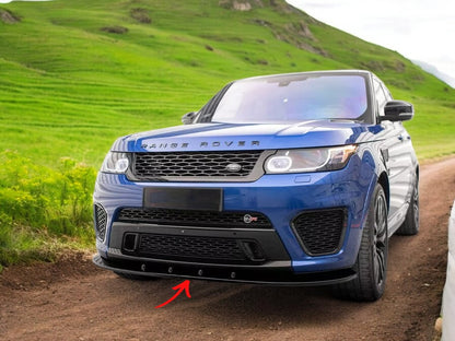 ✨SPLITTER V1 per Range Rover Sport SVR MK2 nero lucido ABS 2015-2018✨