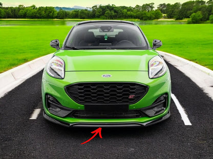 ✨Splitter anteriore V2 per Ford Puma ST nero lucido ABS 2021+✨