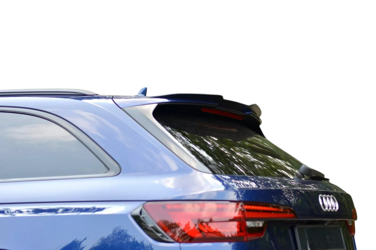 ✨SPOILER CAP  Nero Lucido ABS ADATTO per Audi RS4 B9 Avant 2017+✨