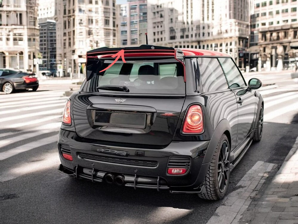 ✨SPOILER CAP V2 ADATTO PER Mini Cooper JCW R56 Nero Lucido✨