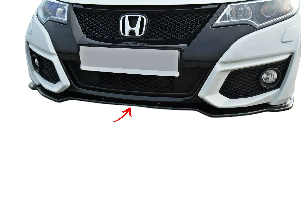 ✨SPLITTER Nero Lucido ABS ADATTO per Honda Civic Mk9 FL 2014-2017✨