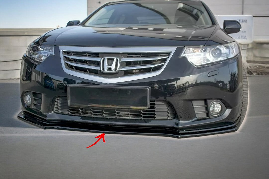 ✨SPLITTER design lucido ADATTO per Honda Accord Mk8 FL CU Series 2011-2015✨