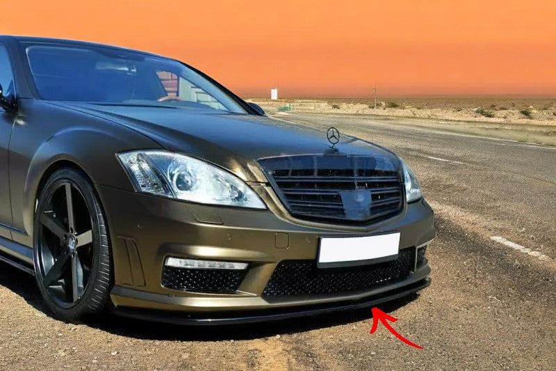 ✨SPLITTER Design Lucido ABS per Mercedes Classe S W221 Amg✨