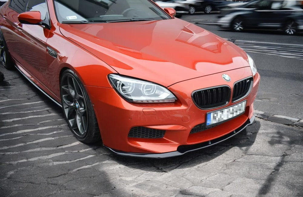 ✨SPLITTER design nero lucido ABS per BMW M6 Gran Coupe 2012-2014✨