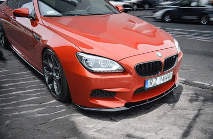 ✨SPLITTER design nero lucido ABS per BMW M6 Gran Coupe 2012-2014✨