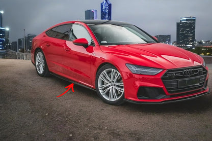 ✨MINIGONNE LATERALI Design ABS per Audi S7 C8/A7 C8 S Line Sportback 2017+✨