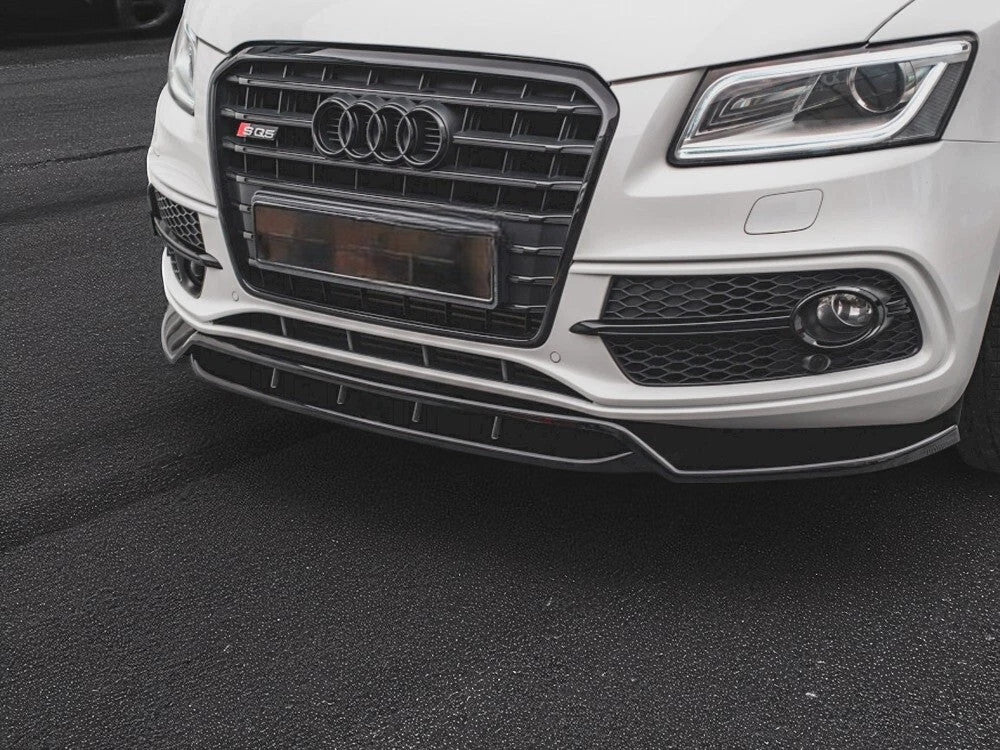 🔥Splitter Anteriore in ABS Nero Lucido per Audi SQ5 MK1 (8R)🔥