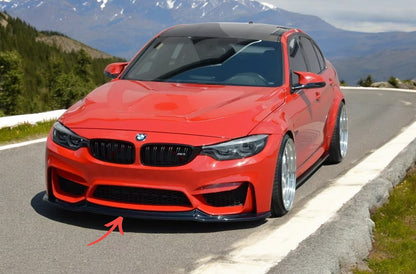 ✨SPLITTER anteriore V1 design nero lucido ABS per BMW M3 F80-✨