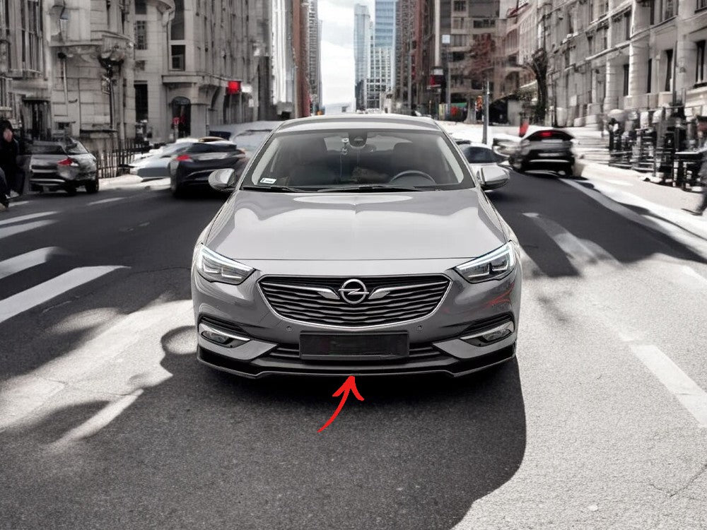 ✨Splitter anteriore V3 nero lucido ABS per Vauxhall/Opel Insignia MK2 2017-✨