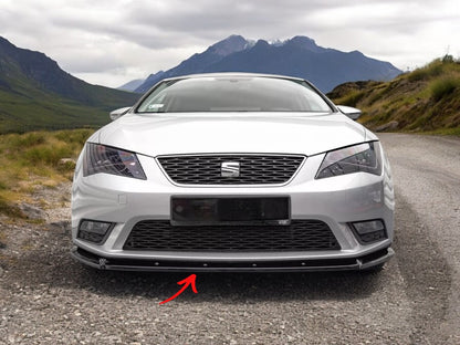 ✨SPLITTER laterali V1 design nero lucido ABS per SEAT Leon MK3 2012-2016✨