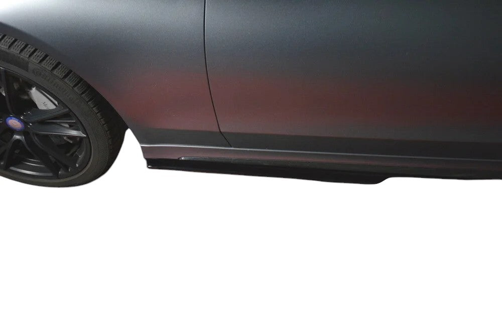 ✨MINIGONNE laterali design lucido ABS per Mercedes C W205 Coupe 2015-2018✨