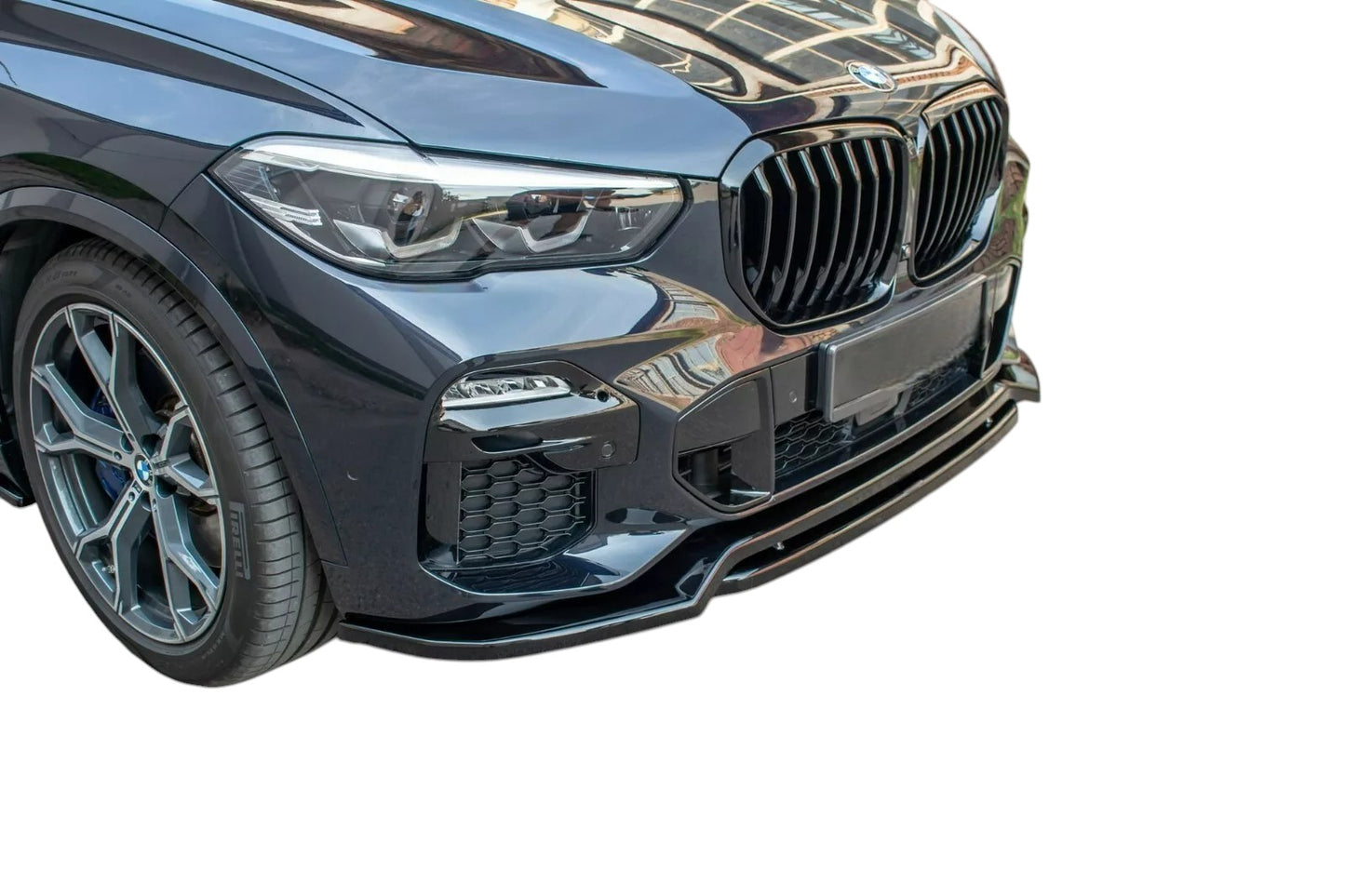 ✨MINIGONNE LATERALI design nero lucido ABS per BMW X5 G05 M-pack✨