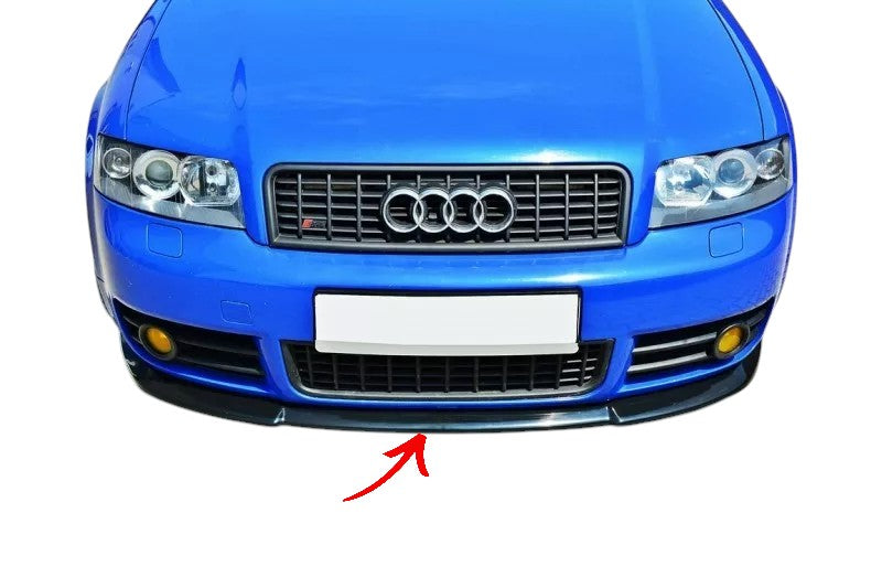 ✨SPLITTER design nero lucido ABS per Audi S4 B6 2003-2005✨