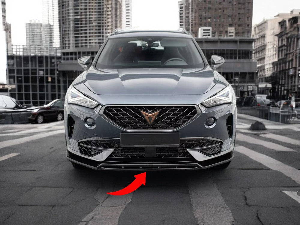 ✨Splitter anteriore V5 nero lucido ABS per Cupra Formentor 2020+✨