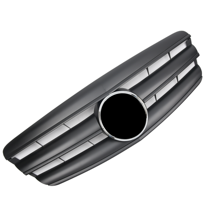 Sports grille for Mercedes W221 S 2005-2009 matt black AMG look 