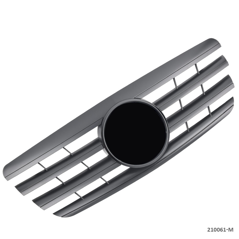 Sports grille for Mercedes W210 S210 E 99-02 Matt black AMG LOOK 