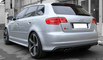DIFFUSORE ADATTO PER AUDI A3 8P 5 PORTES SPORTBACK S3 STYLE ( 2005-2008 )