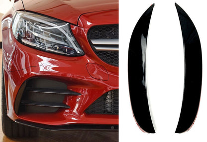 SPOILER FLAPS CANARD ADATTO PER MERCEDES CLASSE W205 CON EQUIPAGGIAMENTO AMG