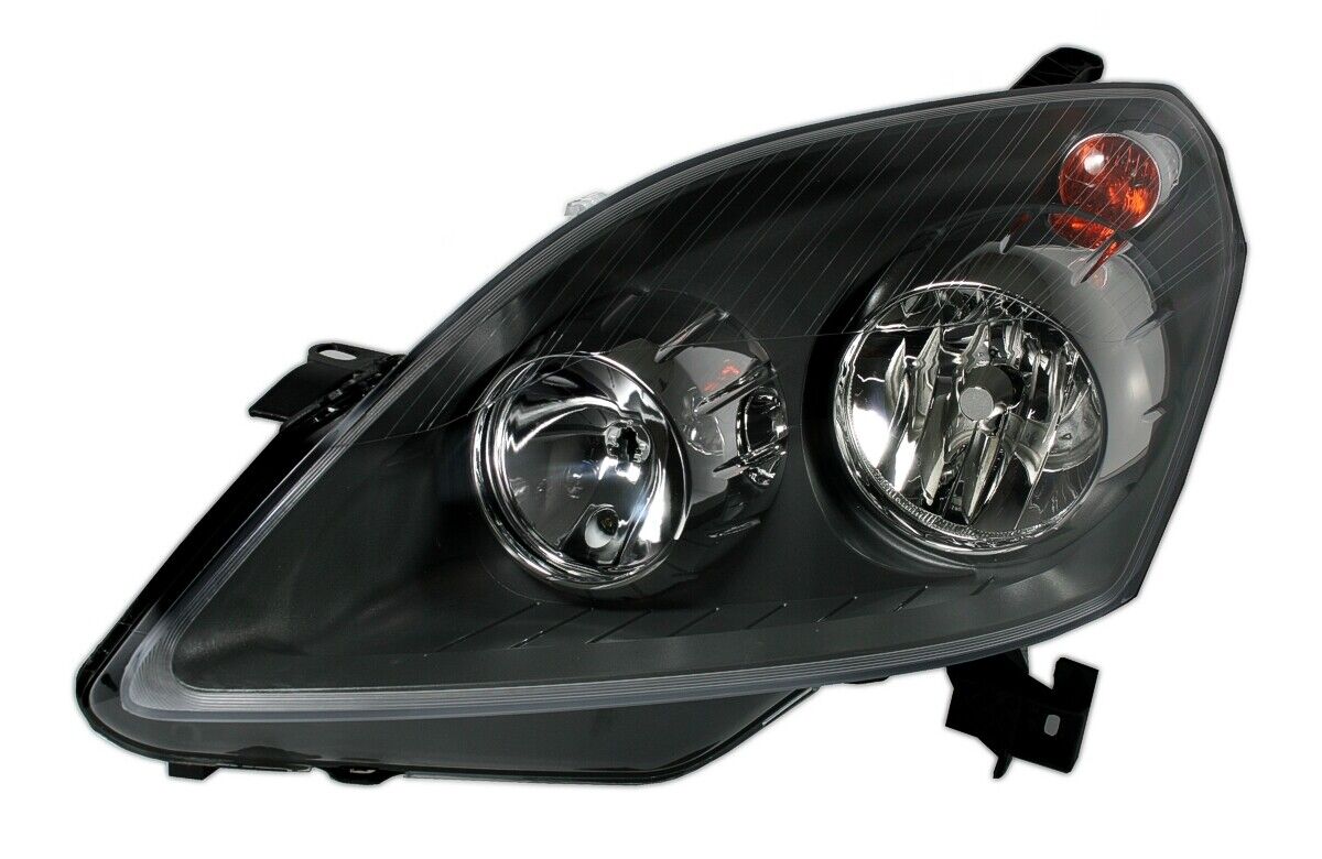 Set fari anteriori per Opel Zafira B 2005-2014 in nero motore H1 H7