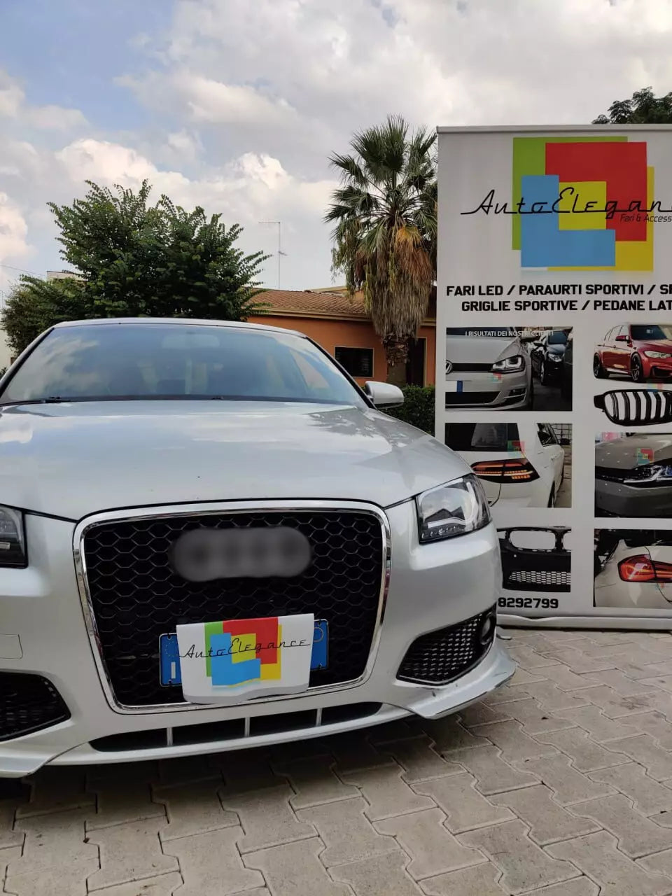 ⭐PARAURTI RS3 ANTERIORE ADDATO PER AUDI A3 8P 2005-2008 LOOK RS3⭐