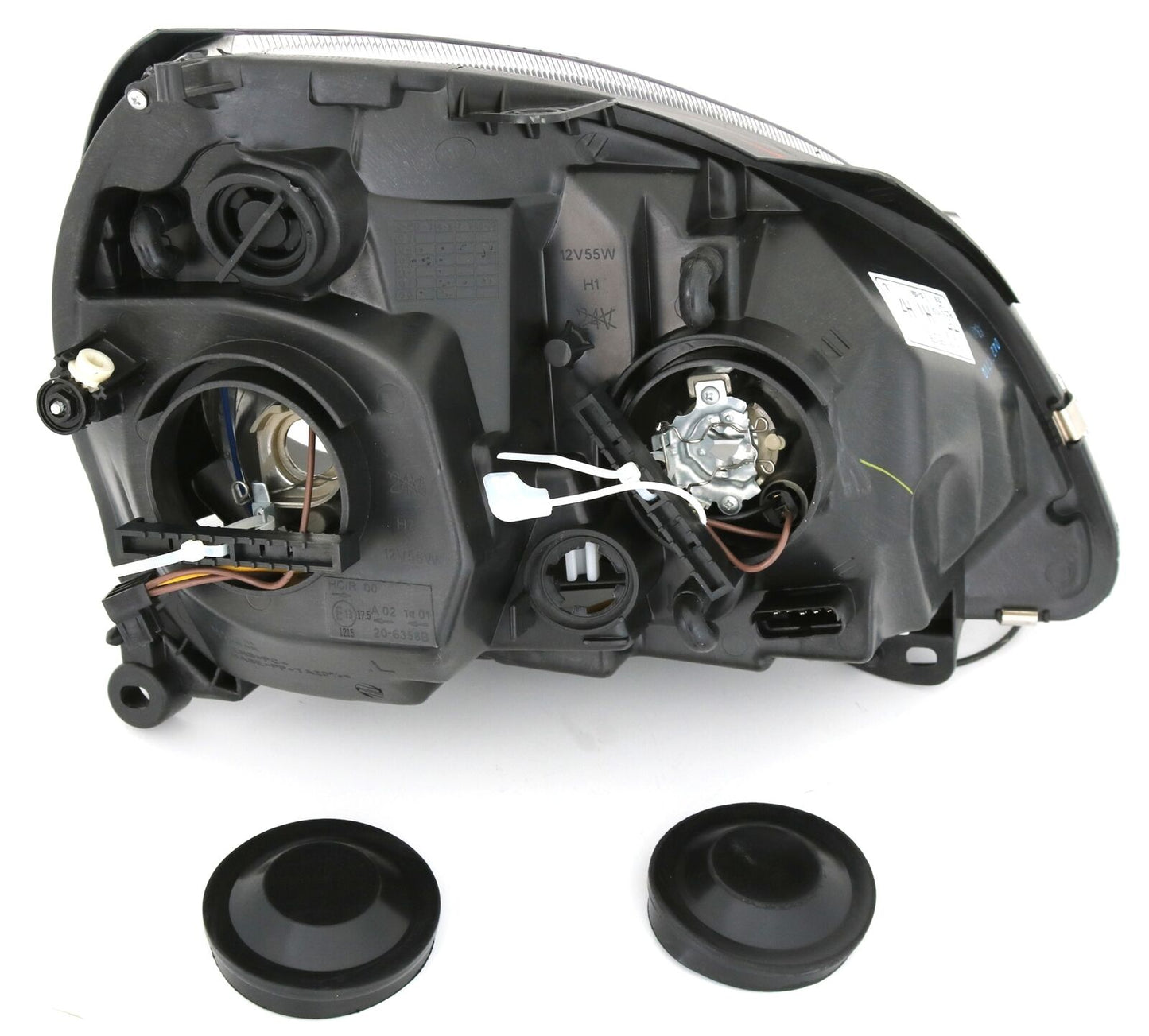 Headlight set for Renault Clio 2 B II 01 to 05 H1 H7 left + right 