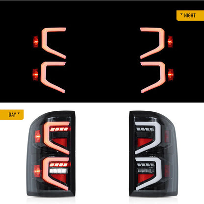 Luci posteriori a LED per GMC Sierra 1500 2500 3500 HD 2014-2018 con coppia di avviamento