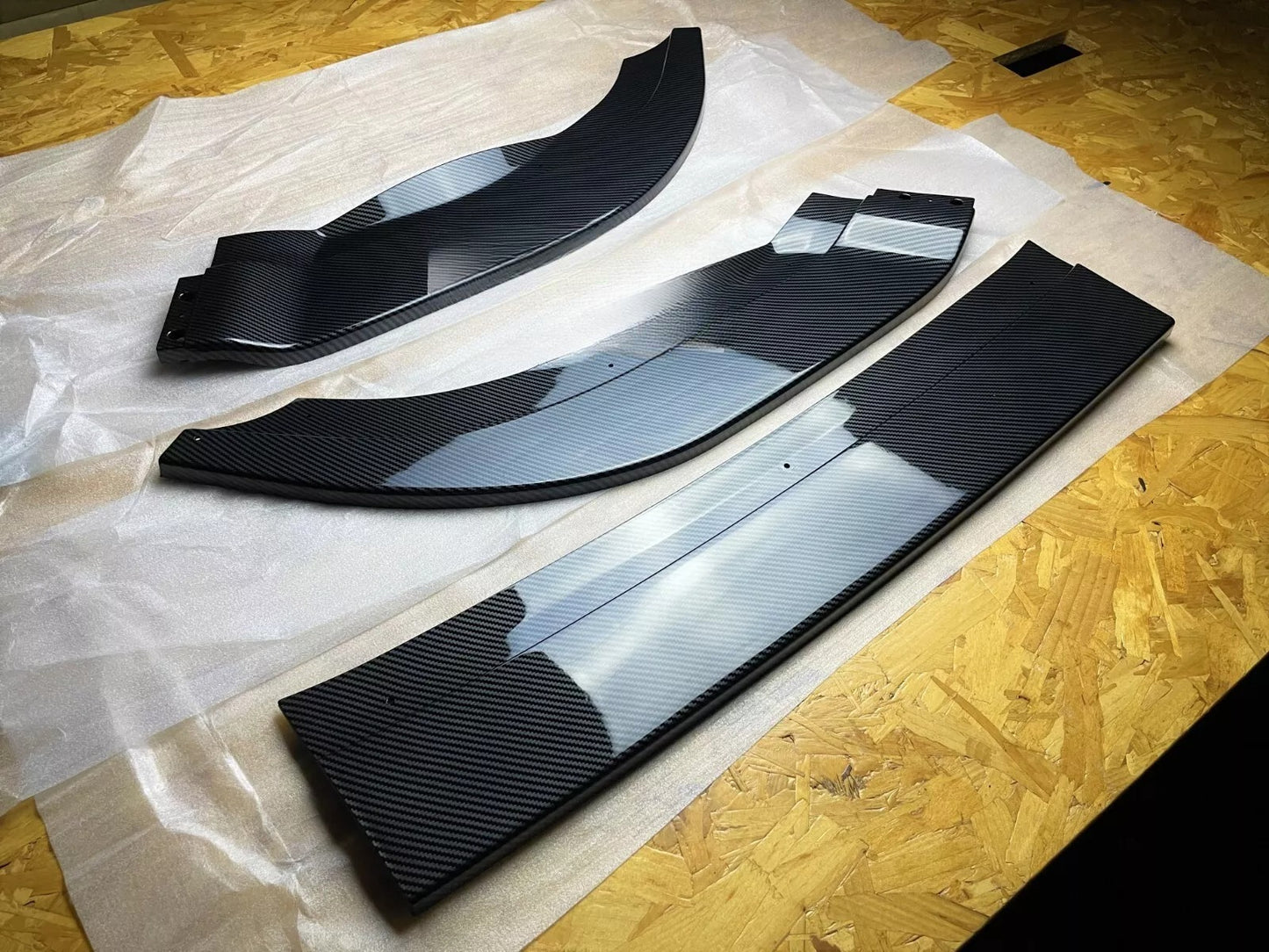 💯Carbon Fiber Splitter Fit For VW Golf MK6 R20 R 2008-2013💯