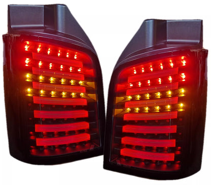 Luci posteriori LED luci posteriori per VW T5 bus 03-09 nero lobbano posteriore sinistro destro