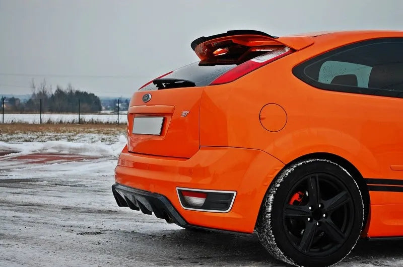 ✨DIFFUSORE posteriore  nero lucido ABS per Ford Focus Mk2 St prefazione✨