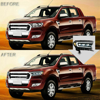 Fari a LED per Ford Ranger Start UP Animation DRL 2015-2022 (per la versione internazionale)