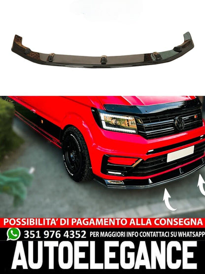 Bonnet Protector + Splitter suitable for VW Volkswagen Crafter MK2 / MAN TGE MK1 Prefacelift 2017+ (PROMO)