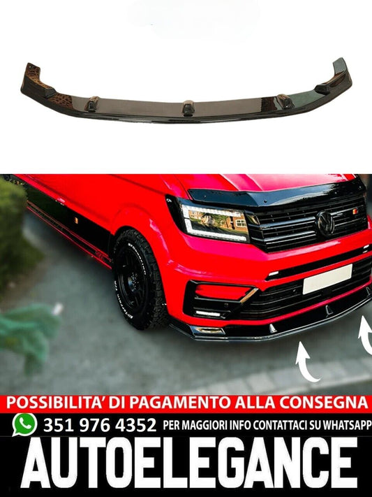Bonnet Protector + Splitter suitable for VW Volkswagen Crafter MK2 / MAN TGE MK1 Prefacelift 2017+ (PROMO)