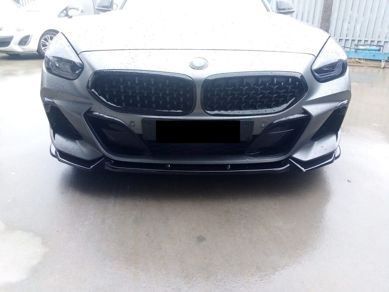 FRONT SPLITTER SUITABLE FOR BMW Z4 G29 2018+ M LOOK SPORT GLOSSY BLACK