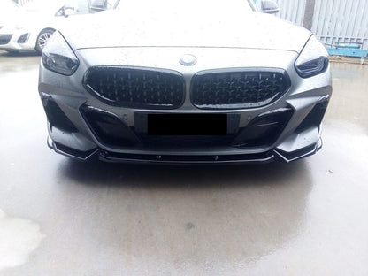 FRONT SPLITTER SUITABLE FOR BMW Z4 G29 2018+ M LOOK SPORT GLOSSY BLACK