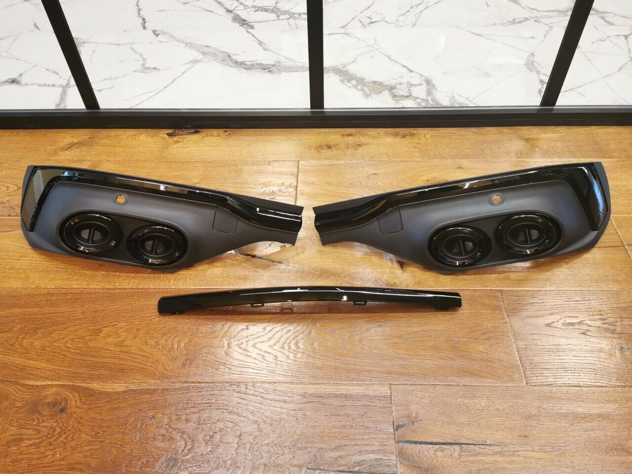 ✨💎DIFFUSORE NERO LUCIDO ADATTO PER AUDI Q5 SPORTBACK 2021-2022 LOOK SQ5💎✨