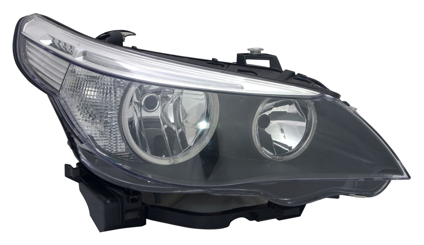 Headlight Set for BMW 5 Series E60 E61 2003-2007 H7 LWR Actuator Halogen 