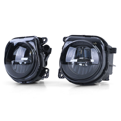 Black Smoke Clear Glass LED Fog Lights Fit For BMW 5 Series F10 