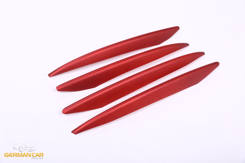 Paraurti per Mercedes W213 Classe E griglia finlandese ROSSO TUNING
