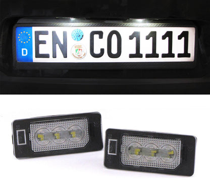 High Power 6000K White LED License Plate Light Fit For BMW 5 Series E3 
