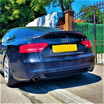 😎KIT Spoiler Nero Lucido Adatti Per Audi A5 B8 8T Coupe 2007-2016😎