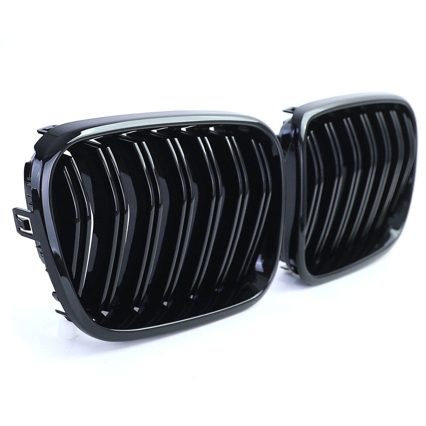 Griglia del radiatore sportiva doppia barra lucida per prestazioni compatibile per BMW X3 F25 10-14
