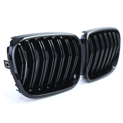 Griglia del radiatore sportiva doppia barra lucida per prestazioni compatibile per BMW X3 F25 10-14