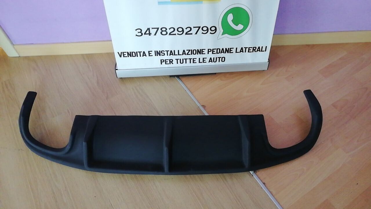 DIFFUSORE ADATTO PER AUDI A5 2007-2011 COUPE STANDARD 2+2 LOOK DTM GREZZO