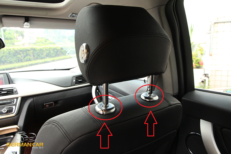 Poggiatesta per BMW Serie 3 F30, F31 e F34 GT telaio cromato