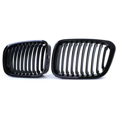 Griglia del radiatore lucida ad alte prestazioni aftermarket compatibile con BMW Serie 3 E46 Limousine Touring 98-01