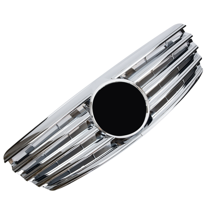 Griglia sportiva per Mercedes W211 S211 E 2002-04 / 2006 cromata AMG LOOK