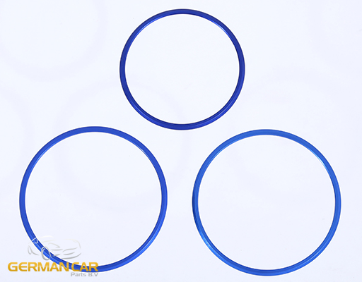 Seat adjustment rings for Mercedes A, B, CLA, GLA BLUE aluminum 